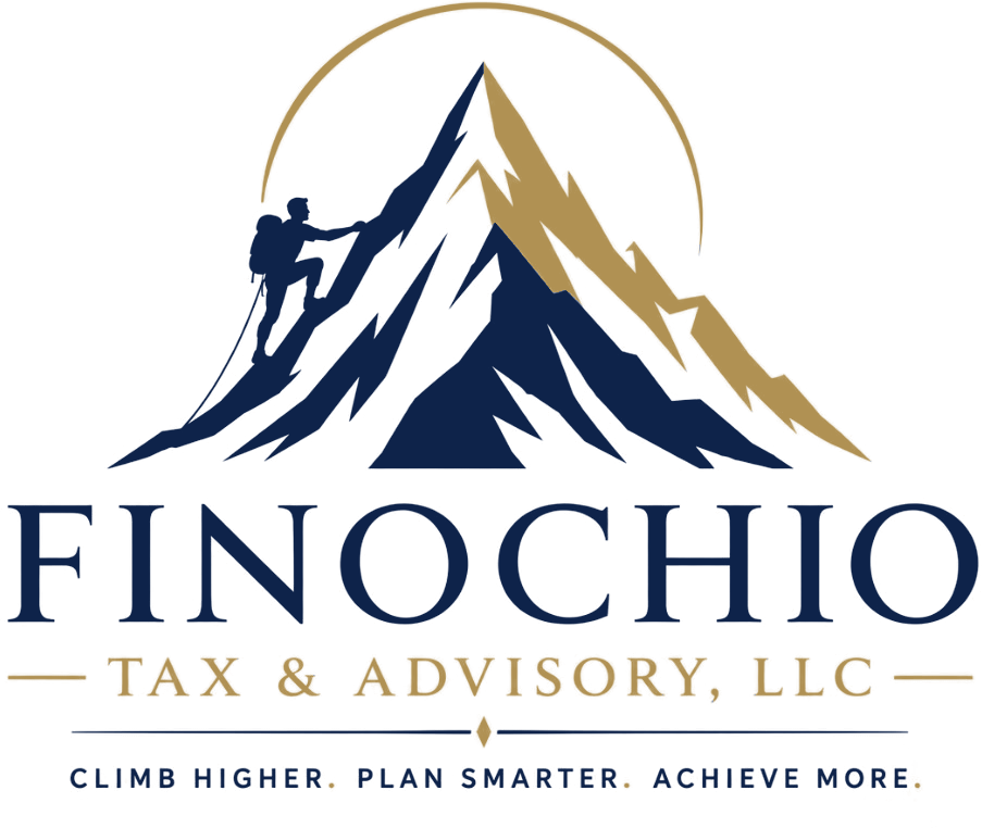 Finochio Tax & Advisory, LLC. Climb higher. Plan smarter. Achieve more.